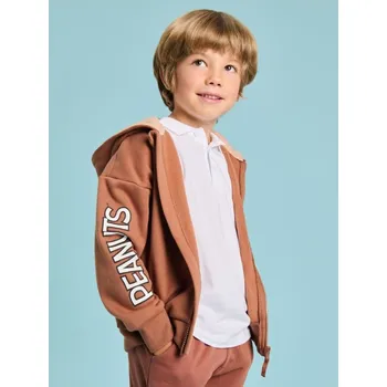 Dětská móda Sinsay - Mikina s kapucí Snoopy - hnědá - 192BX-88X - 192BX-88X-98-1