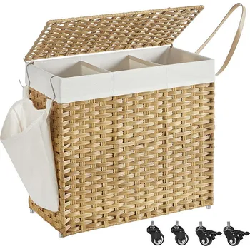 Koš na prádlo Plastový koš na prádlo 66 x 33 x 66 cm