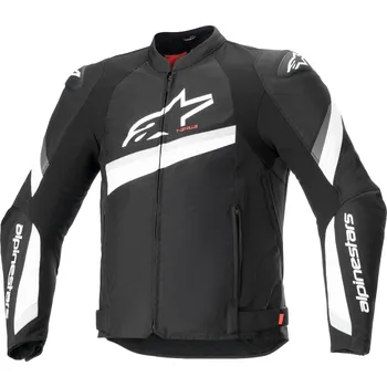 Moto oblečení Bunda na motorku Alpinestars T-GP PLUS R 4 černo-bílá L