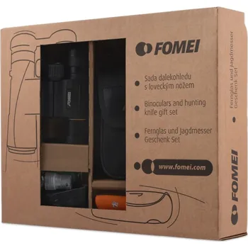 Dalekohled Fomei FOMEI 8x28 DIPLOMAT + lovecký nůž Mikov vč. pouzdra, dárkové balení