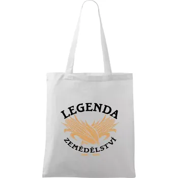Legenda zemědělství - Taška bavlněná - 42 x 38 cm ( Bílá )