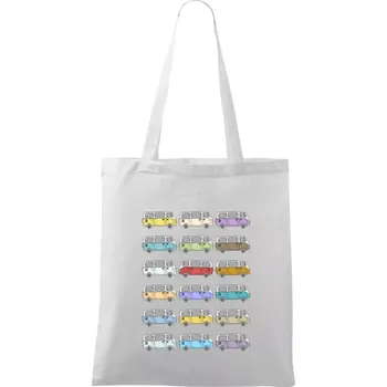 Dovolená obytňákem - Taška bavlněná - 42 x 38 cm ( Bílá )