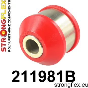 Silentblok nápravy 211981B: Strongflex Silentblok předního ramene - zadní Red