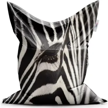 Sedací pytel Sablio Sedací vak Classic Detail zebra - 150x100 cm