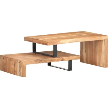 Konferenční stolek 2dílný set konferenčních stolků masivní akáciové dřevo IM_320394