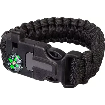 Náramek Náramek s křesadlem Levenhuk LabZZ FL5 Černý