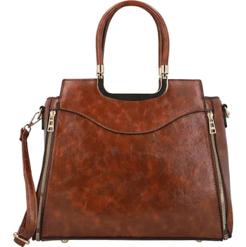 Dámská kabelka do ruky hnědá - Firenze Santina hnědá