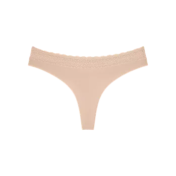 Kalhotky Dámské kalhotky Feel of Modal String 2P - YELLOW - sv. béžové 0026 - TRIUMPH YELLOW XL