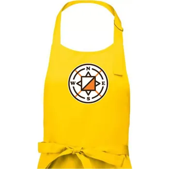 Kuchyňská zástěra Orientační běh - navigace - Dámská zástěra na vaření - Univerzální velikost ( Žlutá )