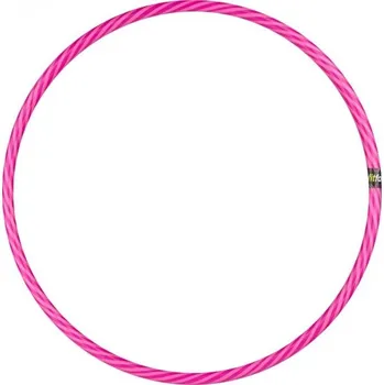 Gymnastická obruč Fitforce HULAHOP 50 50 Růžová, Černá