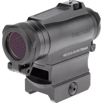Kolimátor Micro kolimátor se solárním panelem Holosun HE515CM Elite - zelená 2 MOA tečka + 65 MOA obrazec