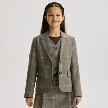 Dívčí bunda Reserved - Třpytivé sako s flitry - vícebarevná - 002EH-MLC - 002EH-MLC-152