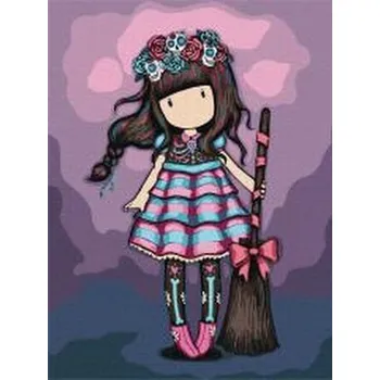 Set školních potřeb Malowanie po numerach - Frida Kids 30x40cm