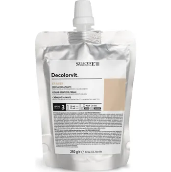 Barva na vlasy Selective Professional DECOLORVIT ERASER 250g - Krémový přípravek pro čištění a odstranění nežádoucích barev a lehké zesvětlení až o 3 tóny