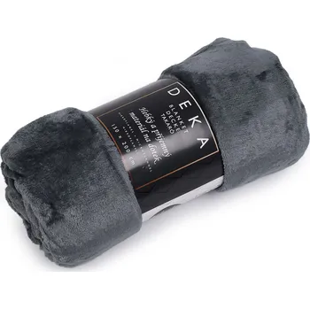 deka Deka mikroflanel 150x200 cm, střední, 38 šedomodrá