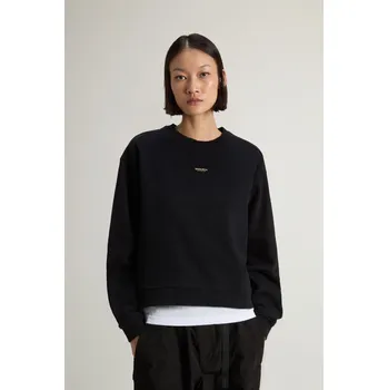 Dámská mikina MIKINA WOOLRICH WINTER FLEECE CREWNECK BLACK