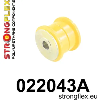 Silentblok nápravy 022043A: Strongflex Silentblok předního spodního ramene - vnější varianta SPORT Yellow