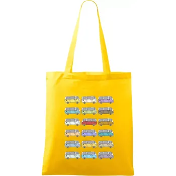 Dovolená obytňákem - Taška bavlněná - 42 x 38 cm ( Žlutá )