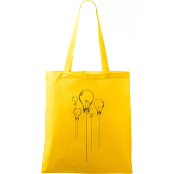 Síla Edisona - Taška bavlněná - 42 x 38 cm ( Žlutá )