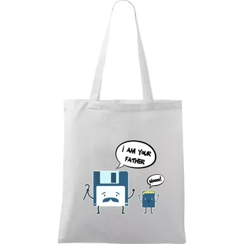 I am your father SD karta - Taška bavlněná - 42 x 38 cm ( Bílá )