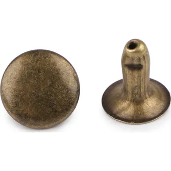 Nýt Duté nýty Ø9 mm Varianta: 3 staromosaz, Balení: 100 pár