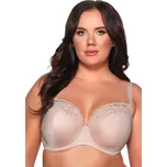 Dámská podprsenka Ava 2112 s krajkou Velikost: 65G, Barva: Béžová