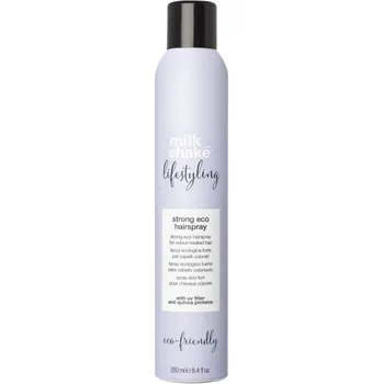 Stylingový přípravek Milk Shake Lak na vlasy s extra silnou fixací Strong Eco (Hairspray) 250 ml + 2 měsíce na vrácení zboží