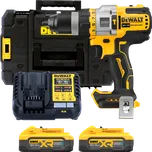 DEWALT 18V XR XRP Aku vrtačka s příklepem, 2x 5,0 Ah POWERSTACK DCD999H2T-QW