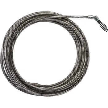 čistič potrubí MILWAUKEE Spirála O 8 mm × 7,6 m s kloubovou koncovkou 48532572
