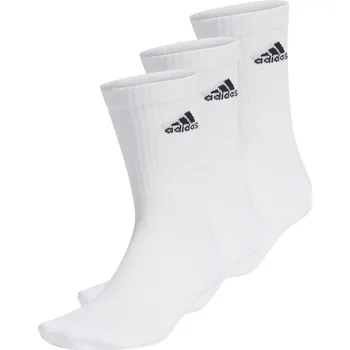 Pánské ponožky adidas Cushioned Crew Socks 3 Pairs Juniors White 2-3.5