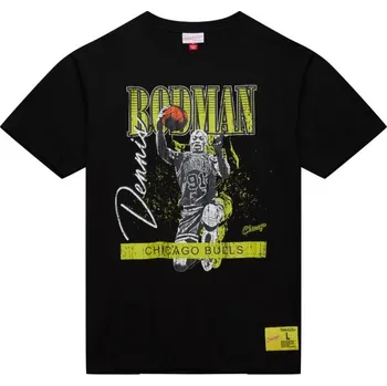 Pánské tričko Mitchell & Ness HW Neon Pop Rodman SS Vintage Bulls Tee Velikost oblečení: L