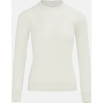 Dámský svetr Miso Baby Cable Jumper Women Cream 18 (2XL)