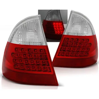 Osvětlení automobilu LED ZADNÍ SVĚTLA ČERVENÁ BÍLÁ pro BMW E46 99-05 TOURING