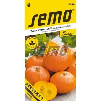 Semeno Semo Semo Tykev SHOKICHI RED F1 - delikátní, plod 0,5 kg "minihokkaido"