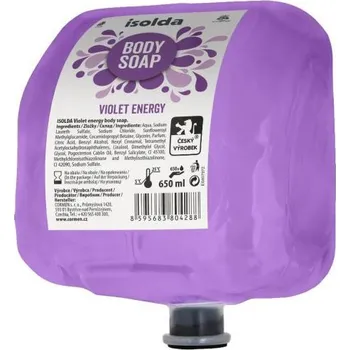 Mýdlo ISOLDA Violet energy body soap 650ml Team