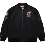 Mitchell & Ness Lightweight Satin Miami Heat Bomber Velikost oblečení: L