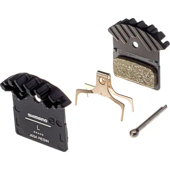 Komponent pro jízdní kolo SHIMANO Plotýnky (desky, destičky) brzd. resin s chladičem J05A XTR/XT/SLX/ALFINE/SHIMANO
