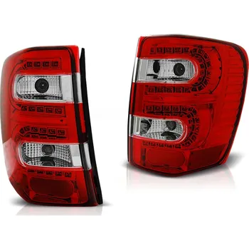 Zadní světlomet CHRYSLER JEEP GRAND CHEROKEE 99-05.05 ČERVENÁ / BÍLÁ LED