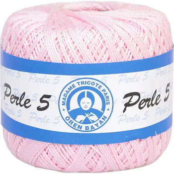 Příze Madame Tricote Paris Perle 5 54458 Powder Pink Háčkovací příze