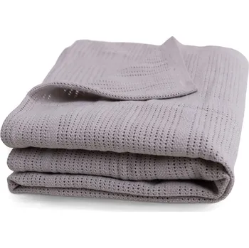 Dětská deka Babymatex Dětská deka Sisi světle šedá, 75 x 100 cm