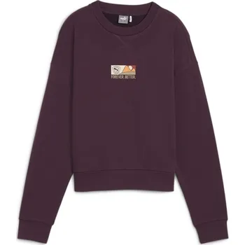 Dámský svetr Puma Better Sportswear Crew Sweatshirt Darkplum 16 (XL)