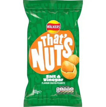 Sušená potravina Walker's arašídy v těstíčku s příchutí octu a soli 40 g
