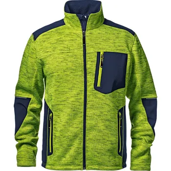 Pánská casual bunda SIR Fighter Melange žlutá pánská pletená bunda XL