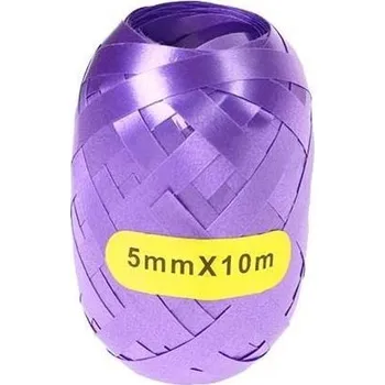 Stuha Stuha vázací klubíčko 10m fialová matná