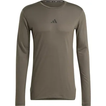 Pánské tričko adidas Workout Long-Sleeve Top Mens Olive/Black S