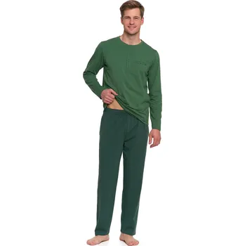 Pánské pyžamo Pánské pyžamo Moraj PDM4600-015 Barva: Zelená, Velikost: 2XL