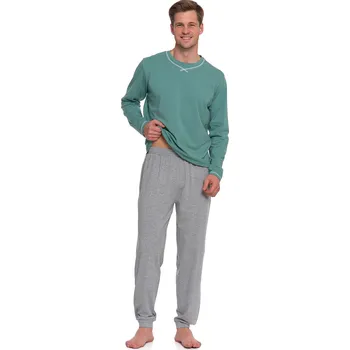 Pánské pyžamo Pánské pyžamo Moraj PDM4600-012 Barva: Zelená, Velikost: L