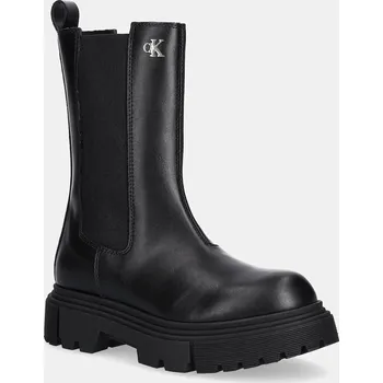 Dívčí holínky Kozačky Calvin Klein Tronchetto V4A5-83137-1355 S Černá 31