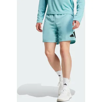 Pánské kraťasy ADIDAS Tréninkové šortky Train Essentials Logo S ZELENÁ|ČERNÁ