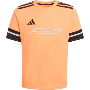 Chlapecké tričko adidas F50 Short Sleeve Training Shirt Juniors Orange/Black 13 Years